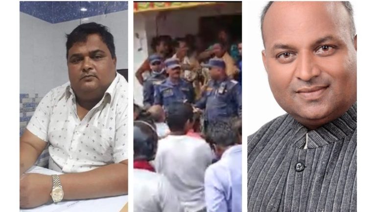 मेयर प्रत्यासी नेता पटेलमाथी हातपात