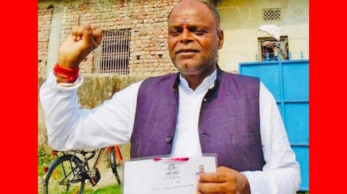 वीरगन्ज महानगरपालिकाको मेयर पदका उम्मेदवार सरावगीद्वारा मतदान