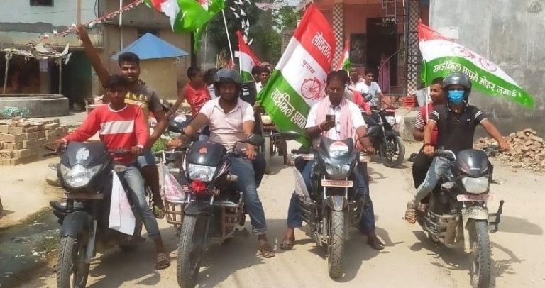 वडा अध्यक्ष उम्मेदवार गुप्ताको नेतृत्वमा मोटरसाइकल रैली सम्पन्न
