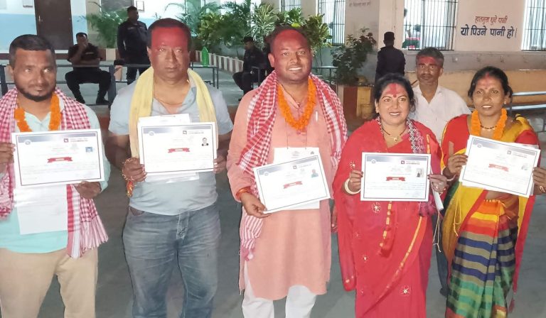 वीरगन्ज ८ मा जसपाका रितेश सहित पुरै पाइन्ल विजयी ।
