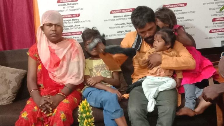 गर्भवती अवस्थामा उद्धार गरिएको महिला र जन्मिएको बच्चा परिवारको जिम्मा लगाइयो