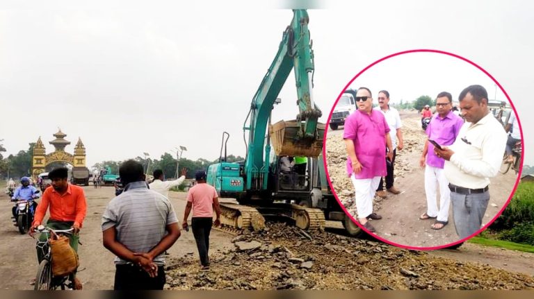 महानगर प्रमुख सिंहको पहलमा मितेरी पुलको मर्मत कार्य सुरु