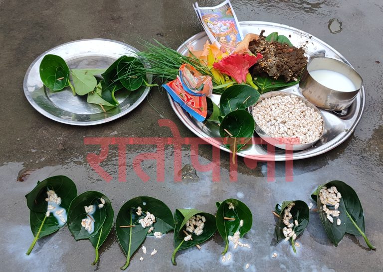 आज नागपञ्चमी, घरको मूलढोकामा नागको तस्बिर टाँसी मनाइँदै