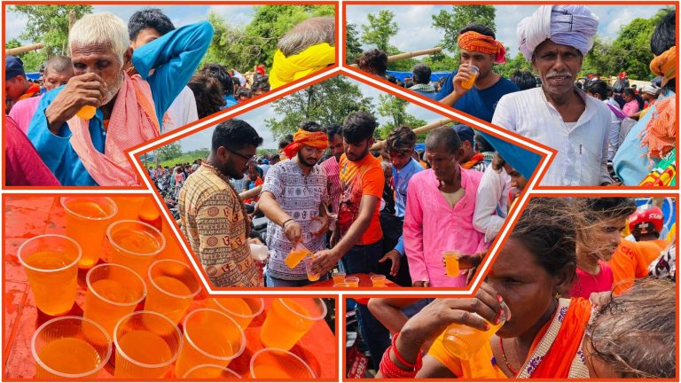 परिवर्तन नेपाल फाउण्डेशनद्वारा श्रद्धालु  भक्तजनमा सर्बत वितरण