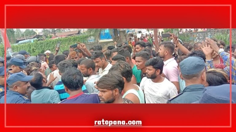 हत्याका आरोपीलाई कारबाहीको माग गर्दै वीरगञ्जमा प्रदर्शन