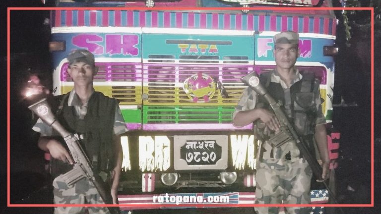 प्रज्ञापन पत्र बिनाको ५९ लाख मुल्य बढीको सामाग्री बरामद