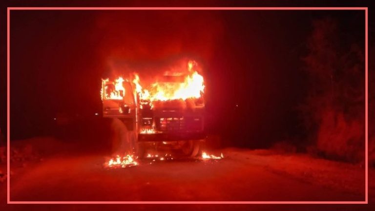 बिमा रकमका लागि आफ्नै टिप्परमा आगजनी, चालक र सहचालक पक्राउ