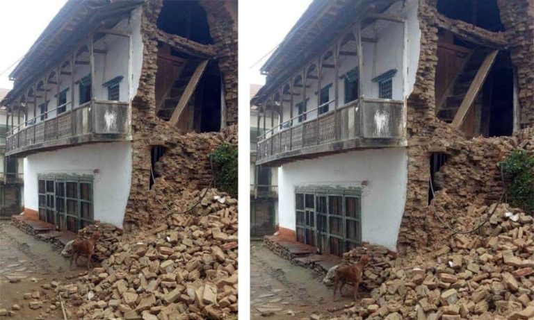 खोटाङ : भुकम्पले २८ घरमा क्षति