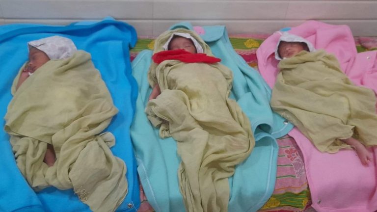 १० वर्षपछि एकैपटक ३ वटा बच्चा