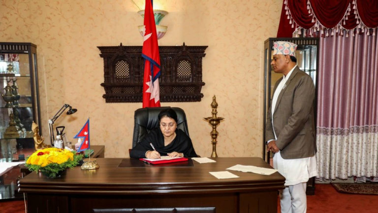 राष्ट्रपतिद्वारा निर्वाचनमा सेना परिचालन गर्न स्वीकृति