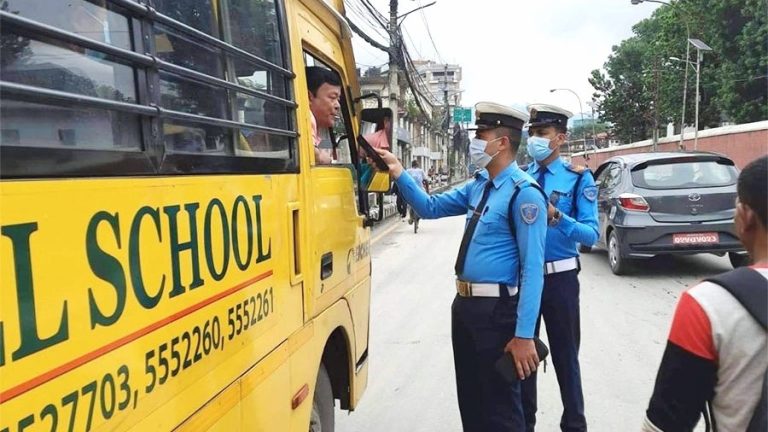 १ हजार २ सय ३८ विद्यार्थी र विद्यालयका १ सय ५१ चालक कारबाहीमा