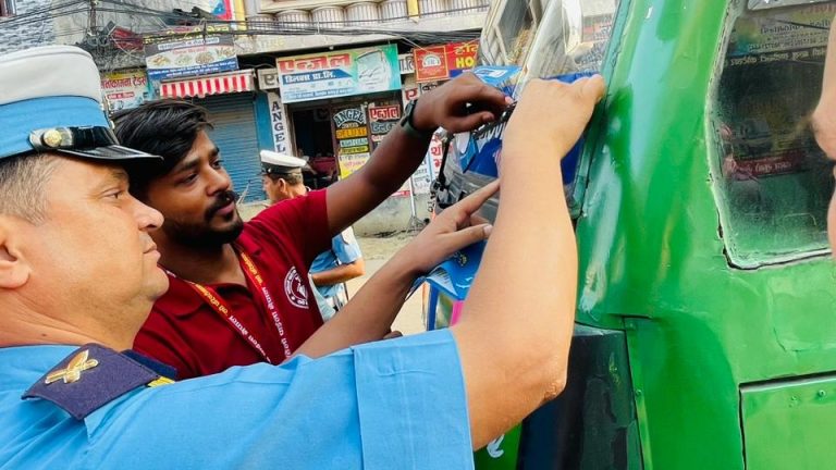 दशै तिहार एवम् छठ पर्वको समयमा सवारी दुर्घटना न्युनिकरण गर्न सचेतना कार्यक्रम