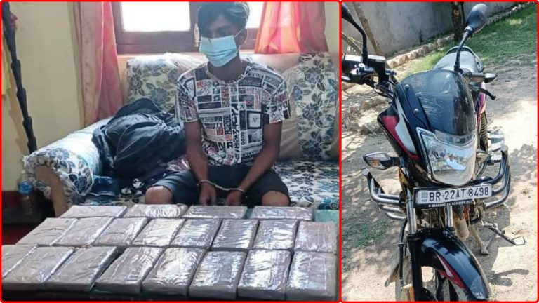 अवैध लागुऔषध चरेश सहित २१ वर्षिय युवक पक्राउ