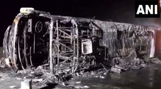 बस दुर्घटनामा पर्दा २५ जनाको मृत्यु