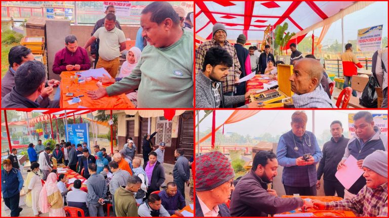 निशुल्क मधुमेह, रक्तचाप तथा आँखा शिबिरबाट सयौं नागरिक लाभान्वित