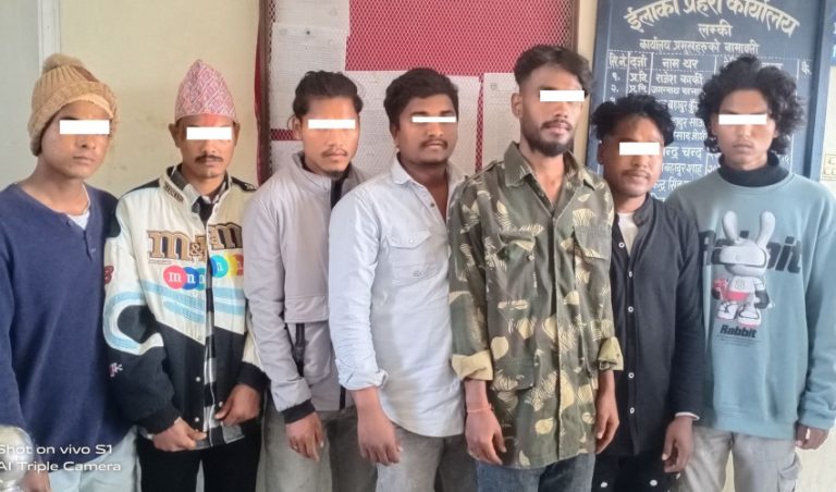 चुरोट नदिएको निहुँमा एक युवकको हत्या गरेको आरोपमा १४ जना पक्राउ