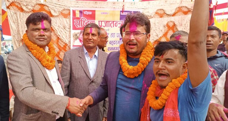 पर्साको रामनगरीमा राप्रपाको कार्यकर्ता भेटघाट तथा पार्टी प्रवेश कार्यक्रम सम्पन्न