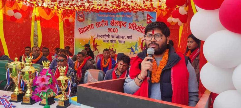 बिन्दबासिनी गाउँपालिकामा `विद्यालय स्तरीय खेलकुद प्रतियोगिता २०८०´ सम्पन्न