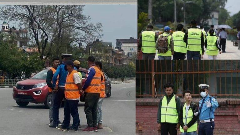ट्राफिक नियम उल्लंघन गर्नेलाई सडकमा स्वयंसेवकका रूपमा खटाइयो