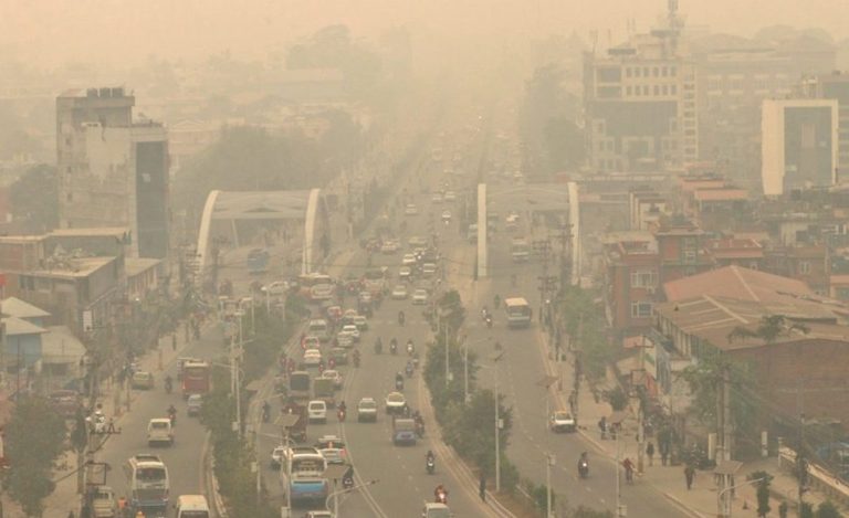 काठमाडौंमा वायु प्रदूषण चिन्ताजनक,संसारकै प्रदूषित सहर