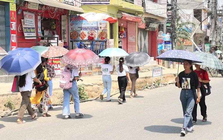 मनसुन सक्रिय नहुँदा अत्यधिक गर्मीको सम्भावना