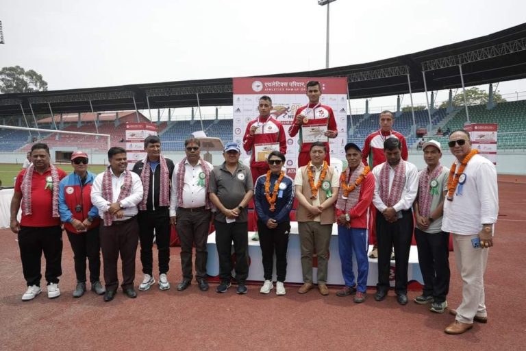 `गोल्डेन एथलेटिक्स मिट´२०२४ सुरु, पर्सा जिल्ला कार्यसमिति सम्मानित