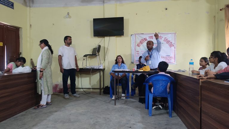 मानसिक स्वास्थ्य सम्बन्धि अभिमुखीकरण कार्यक्रम वीरगन्जमा सम्पन्न