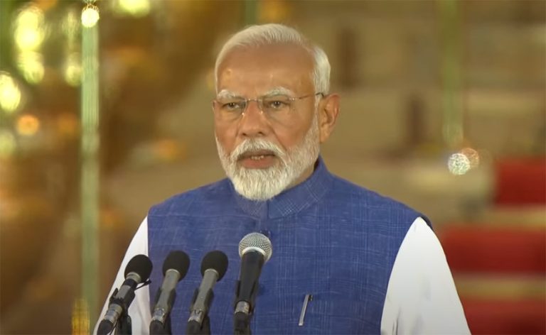 मोदीले तेस्रो पटक लिए प्रधानमन्त्रीको शपथ