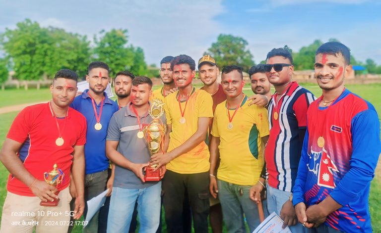 जिङ्ग्ना पचरुखीलाई ९० रनको फराकिलो अन्तरले पराजित गर्दै बागेश्वरी चैनपुर विजयी