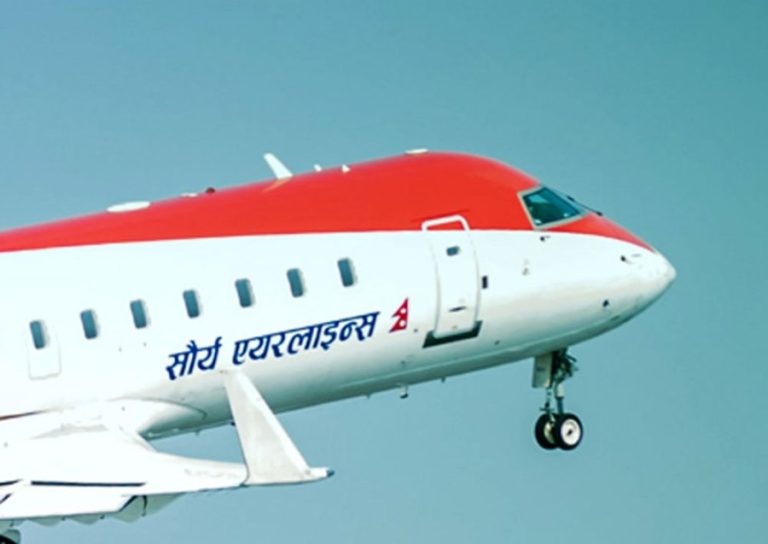 सौर्य एयरलाइन्सको विमान दुर्घटना, उड्नेबित्तिकै खस्यो