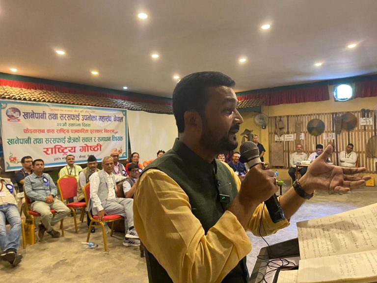 खानेपानी समस्याको समाधानका लागि सबै एकजुट हुनुपर्छ: मन्त्री यादव
