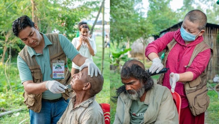 सडकआश्रित मानवको राष्ट्रिय उद्घार यात्राको टोली चितवनमा