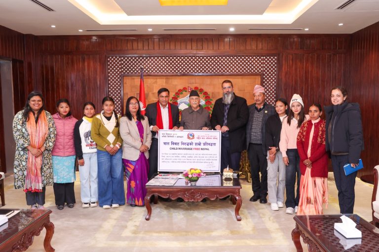 बालबिबाह मुक्त अभियान सुरू, प्रधानमन्त्रीले दिए शुभकामना