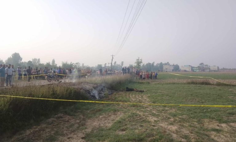 बेलौरीमा जलेको अवस्थामा रानाको शव भेटियो