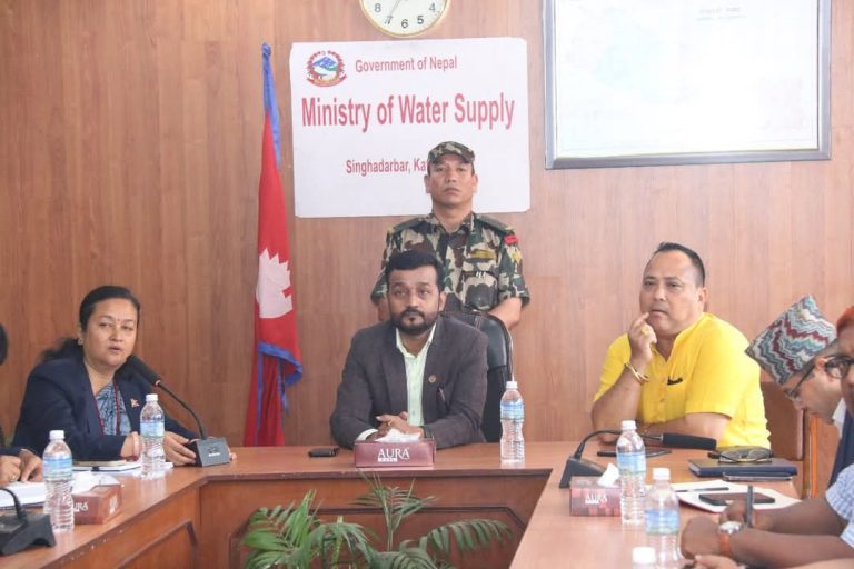 वीरगंजको खानेपानी समस्या समाधानका लागि सिंहदरबारमा महत्वपूर्ण छलफल