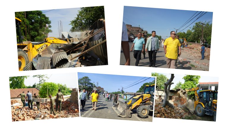 २५ मिटर सडक विस्तारमा वीरगञ्ज महानगर सक्रिय, थालियो अभियान