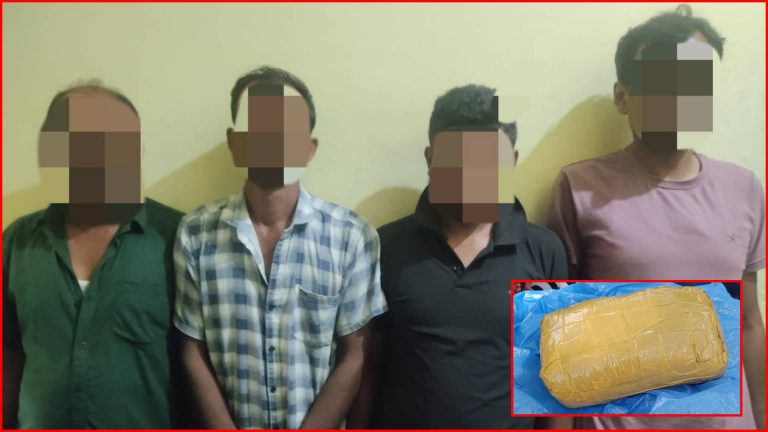 एक किलो अफिमसहित पर्सामा चार जना पक्राउ