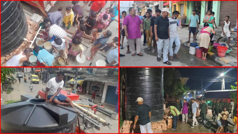 वीरगञ्ज महानगरद्वारा दैनिक ४ लाख लिटर पानी वितरण, आपतकालीन सेवा २४ सै घण्टा उपलब्ध