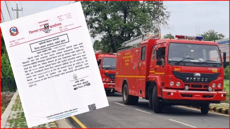 पर्सामा खानेपानी अभावलाई मध्यनजर गर्दै ट्याङ्कर सेवा सुरु