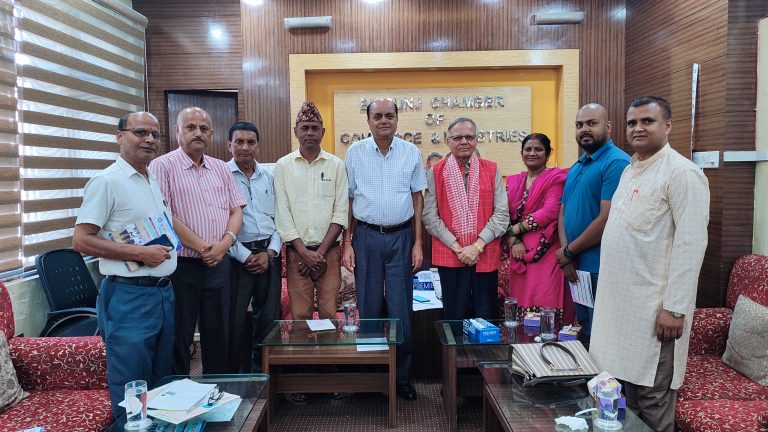 मधेश प्रज्ञा-प्रतिष्ठानको कार्यक्षेत्र विस्तार विषयक वीरगन्जमा छलफल