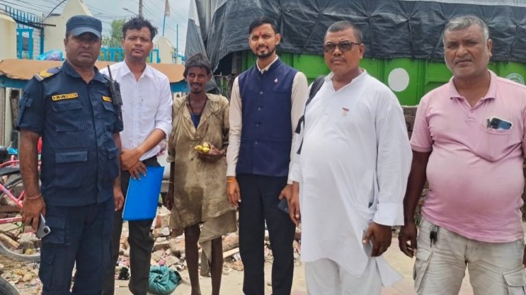 पावर हाउस चोकबाट एकजना बेवारिसे व्यक्तिको उद्धार