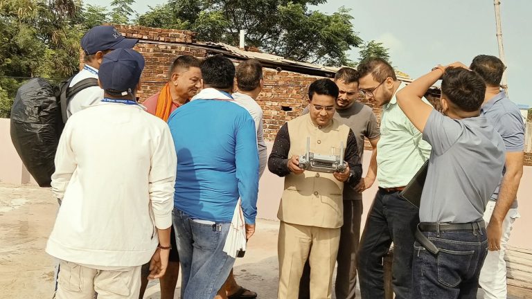 नेपालमा पहिलोपटक पर्सामा ड्रोनमार्फत भूमि नापजाँच सम्पन्न