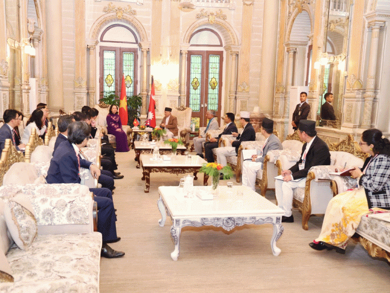 प्रधानमन्त्री ओली र भियतनामका उपराष्ट्रपति सुआनबीच भेटवार्ता