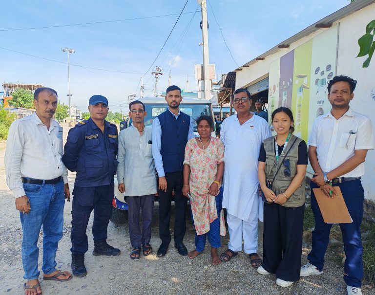 बडहर्वाबाट मानसिक अवस्था कमजोर महिलाको मानवसेवा आश्रमद्वारा उद्धार