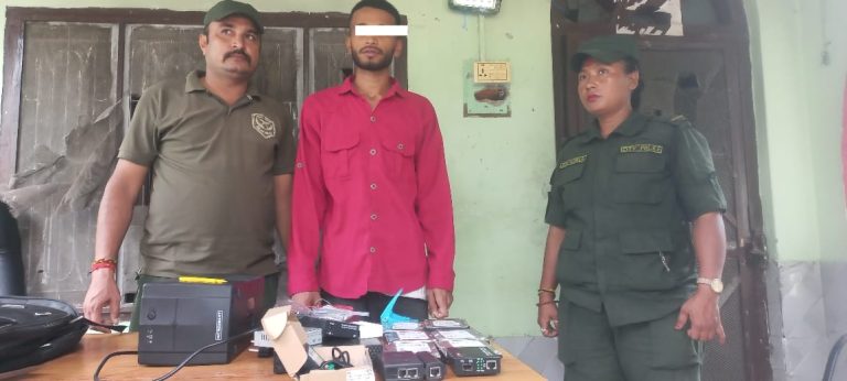 महानगरमा आगजनीपछि लुटपाट गर्ने एक युवक पक्राउ