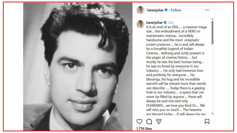 बलिउड अभिनेता धर्मेन्द्रको निधन