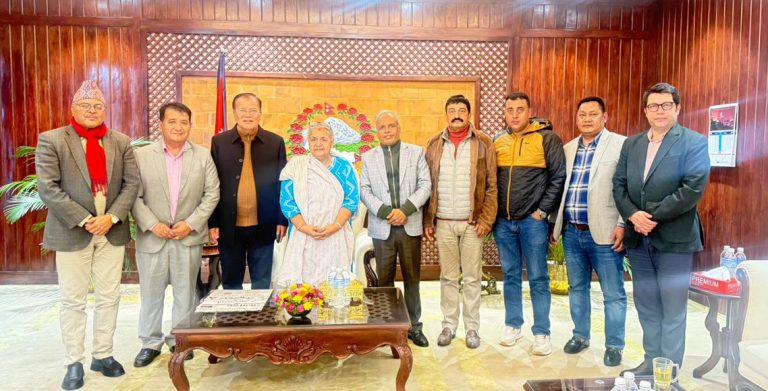 प्रधानमन्त्री कार्कीसँग कांग्रेसका युवा नेताहरुको भेट