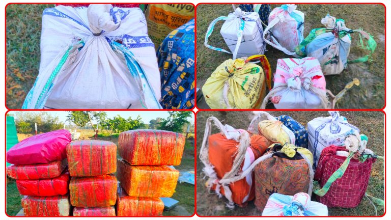 पर्सामा सशस्त्र प्रहरीले ९१ केजी लागूऔषध गाँजा गर्यो बरामद