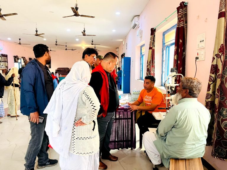 वीरगंजमा निःशुल्क आँखा जाँच शिविर, १२५ जनामा मोतिया बिन्दु फेला