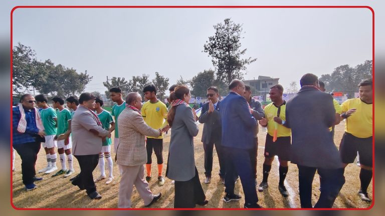 १४ विद्यालयको सहभागितामा चौथो शंकरलाल केडिया मेमोरियल फुटबल सुरु